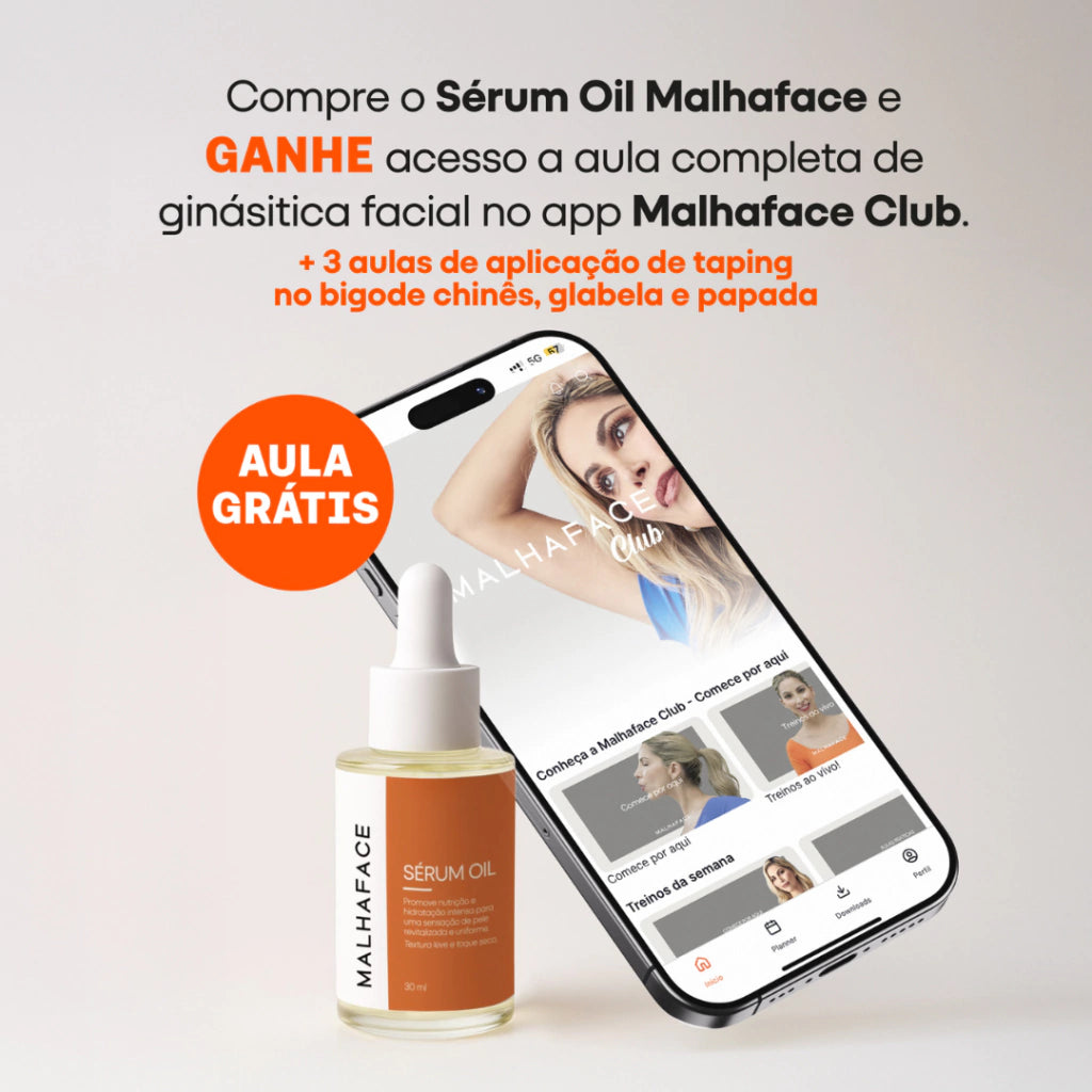 Sérum Oil Malhaface + Fita Taping