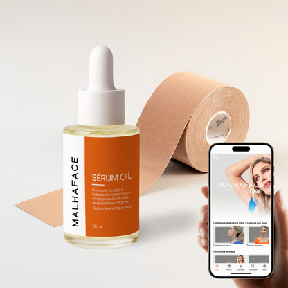 COMBO Sérum + Fita + 1 ano de acesso ao App Malhaface Club